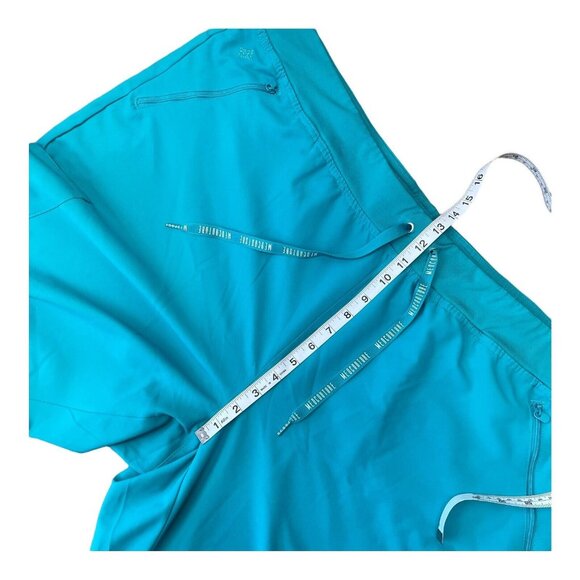 Med Couture Insight Women Turquiose Cargo Pockets Scrub Pant,SZ 3XL Drawstring. - Picture 6 of 11